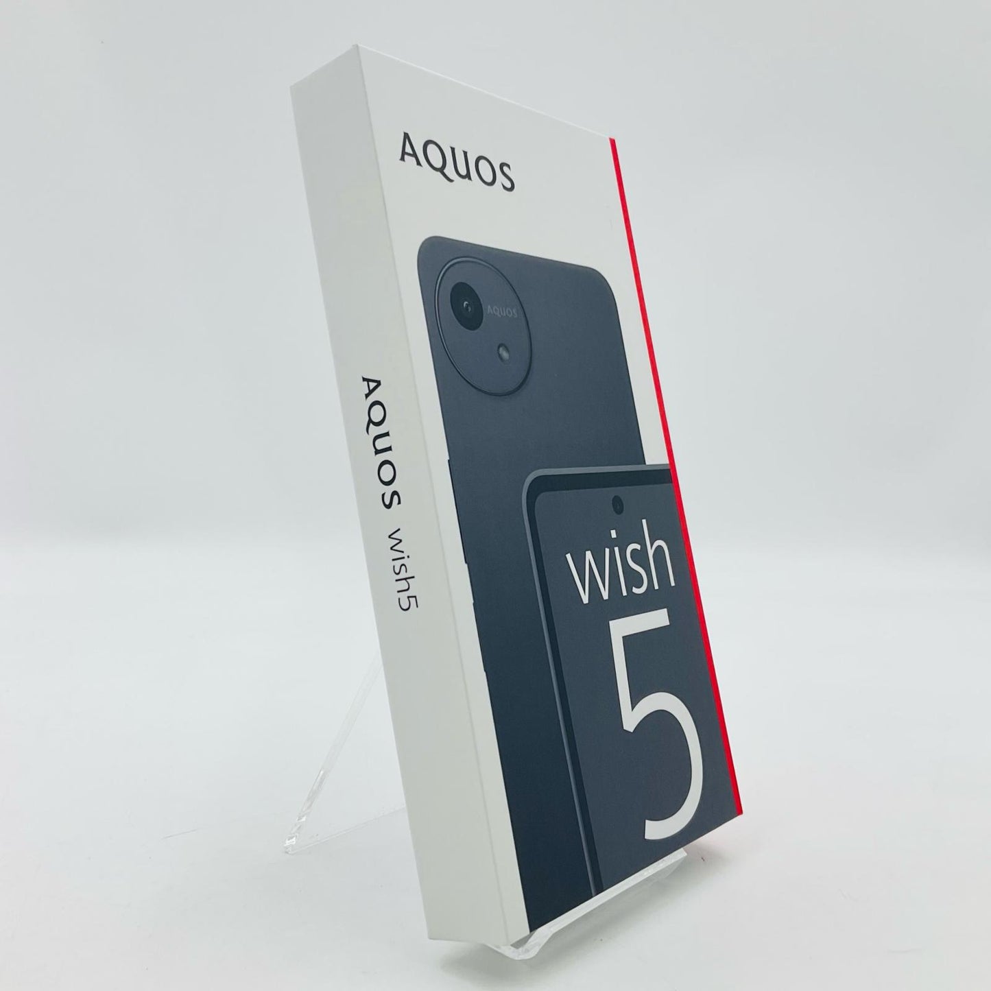 【全額返金保証】【最速発送】 AQUOS wish5 64GB ブラック系 docomo SIMフリー SH-52F 白ロム 新品未開封 即納OK
