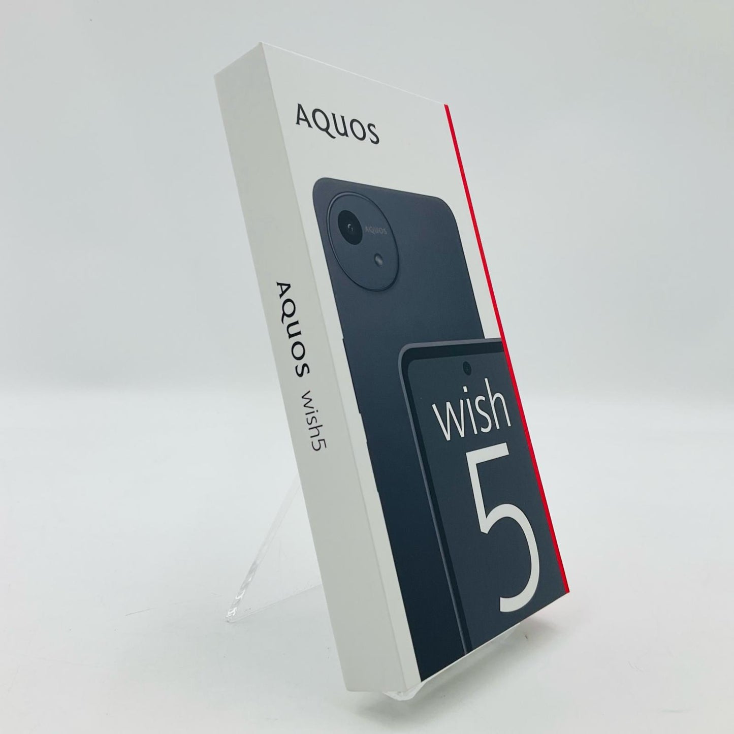 【全額返金保証】【最速発送】 AQUOS wish5 64GB ブラック系 docomo SIMフリー SH-52F 白ロム 新品未開封 即納OK