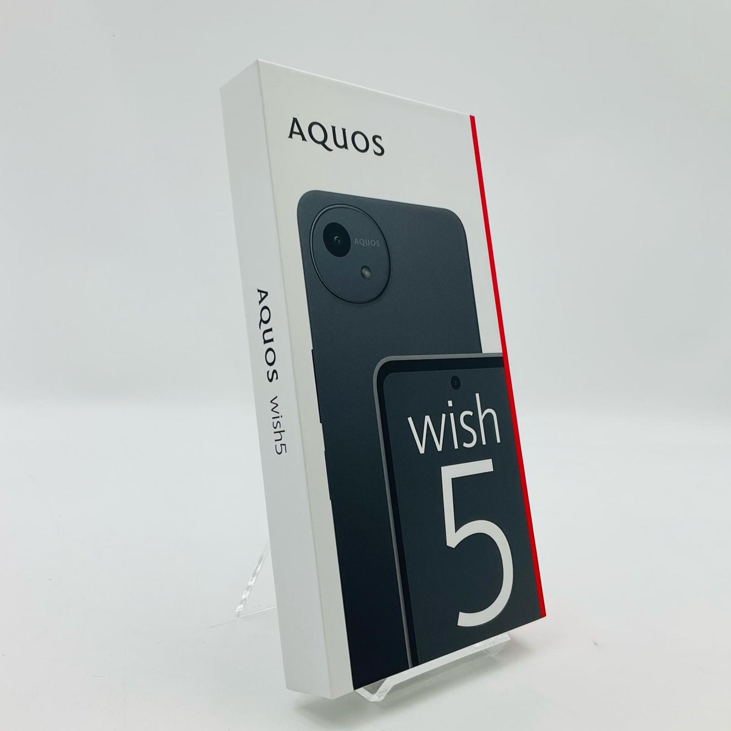 【全額返金保証】【最速発送】 AQUOS wish5 64GB ブラック系 docomo SIMフリー SH-52F 白ロム 新品未開封 即納OK
