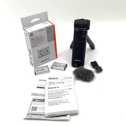 【全額返金保証】【最速発送】SONY コンパクトデジタルカメラ ZV-1G シューティンググリップキット ブラック 美品 動作確認済