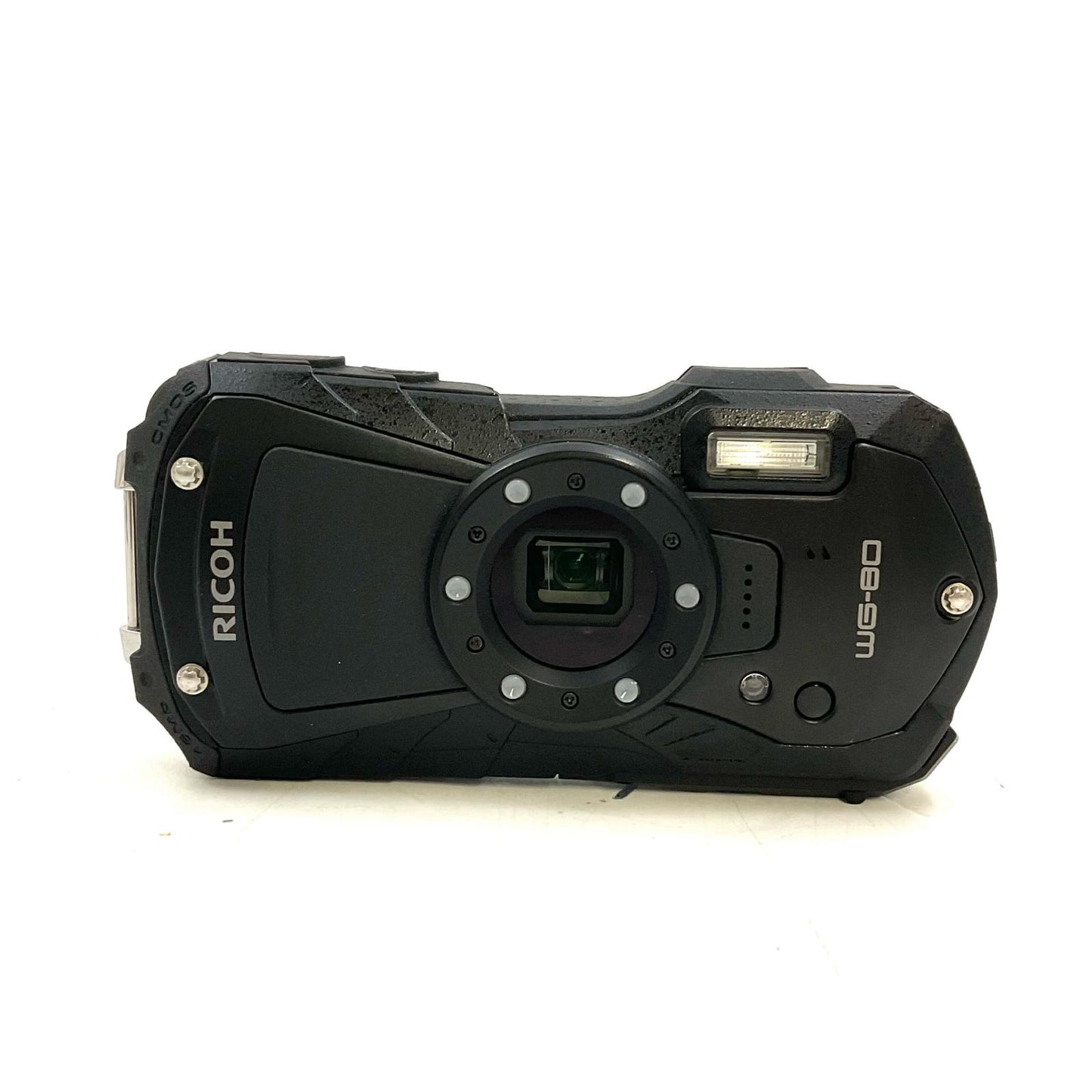 【全額返金保証】【最速発送】RICOH コンパクトデジタルカメラ WG-80 ブラック　 動作確認済