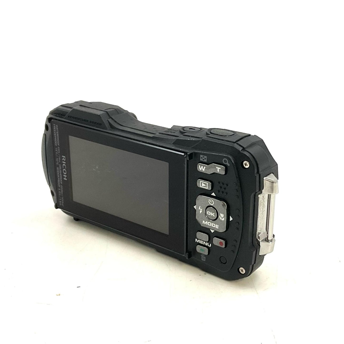 【全額返金保証】【最速発送】RICOH コンパクトデジタルカメラ WG-80 ブラック　 動作確認済