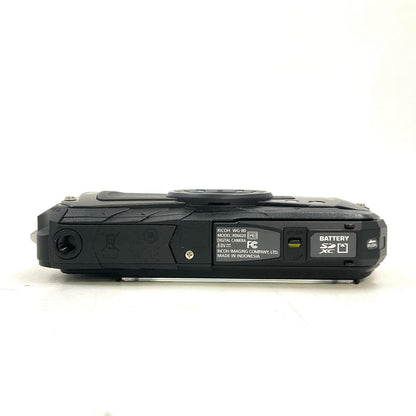 【全額返金保証】【最速発送】RICOH コンパクトデジタルカメラ WG-80 ブラック　 動作確認済