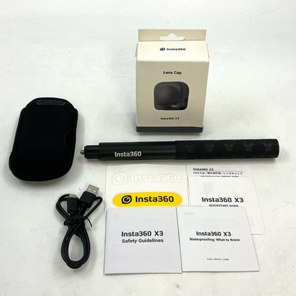 【全額返金保証】【最速発送】Insta360 X3 ブラック 動作確認済
