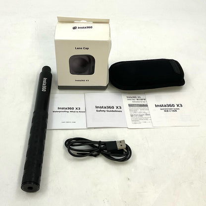 【全額返金保証】【最速発送】Insta360 X3 ブラック 動作確認済