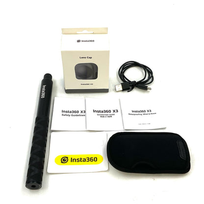 【全額返金保証】【最速発送】Insta360 X3 ブラック 動作確認済