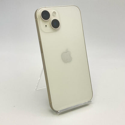 【全額返金保証】【最速発送】Apple iPhone iPhone 14 128GB スターライト docomo SIMフリー 白ロム 動作確認済 81%