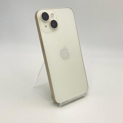 【全額返金保証】【最速発送】Apple iPhone iPhone 14 128GB スターライト docomo SIMフリー 白ロム 動作確認済 88%