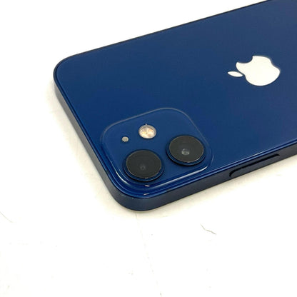 【全額返金保証】【最速発送】Apple iPhone iPhone 12 mini 128GB ブルー au 白ロム 動作確認済 77%