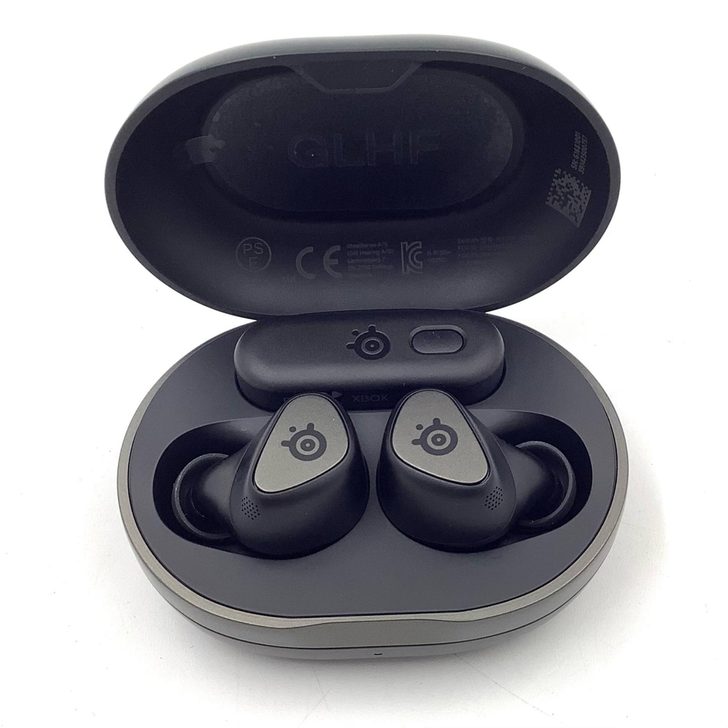 【全額返金保証】【最速発送】steelseries ワイヤレスイヤホン steelseries ARCTIS GAMEBUDS 美品 動作確認済