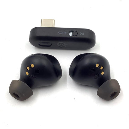 【全額返金保証】【最速発送】steelseries ワイヤレスイヤホン steelseries ARCTIS GAMEBUDS 美品 動作確認済