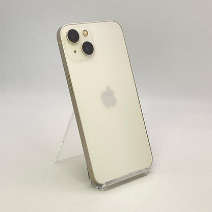 【全額返金保証】【最速発送】Apple iPhone iPhone 13 128GB スターライト au 白ロム 動作確認済 100%