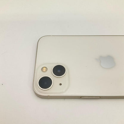 【全額返金保証】【最速発送】Apple iPhone iPhone 13 128GB スターライト au 白ロム 動作確認済 100%