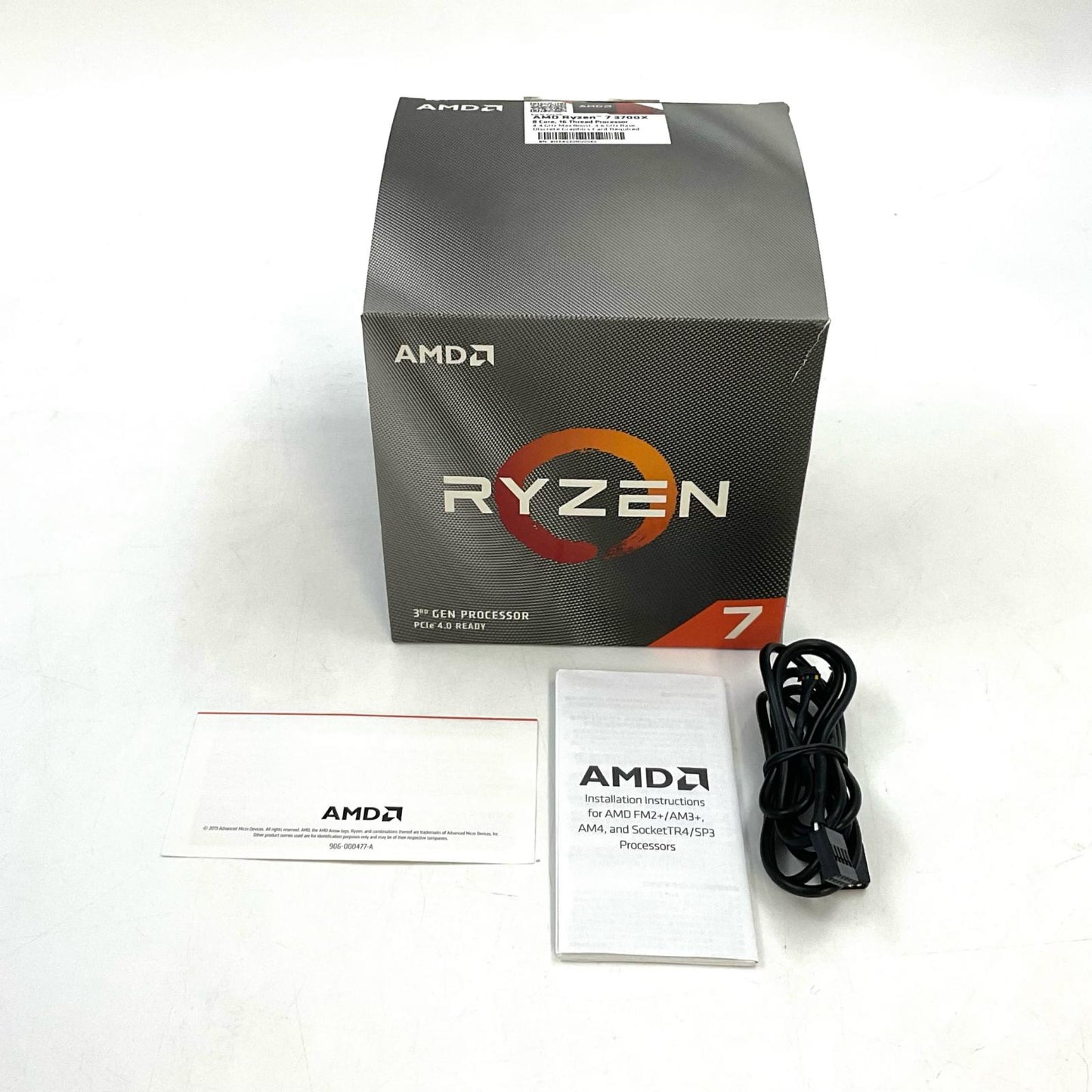 【全額返金保証】【最速発送】AMD CPU AMD Ryzen 7 3700X BOX 美品 動作確認済