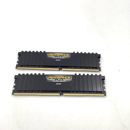 【全額返金保証】【最速発送】Corsair メモリ DDR4 PC4-25600 8GB 2枚組 合計16GB CMK16GX4M2B3200C16 美品 動作確認済