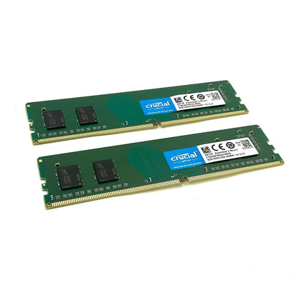 【全額返金保証】【最速発送】crucial メモリ DDR4 PC4-25600 8GBX2枚組 合計16GB CT8G4DFS632A 美品 動作確認済