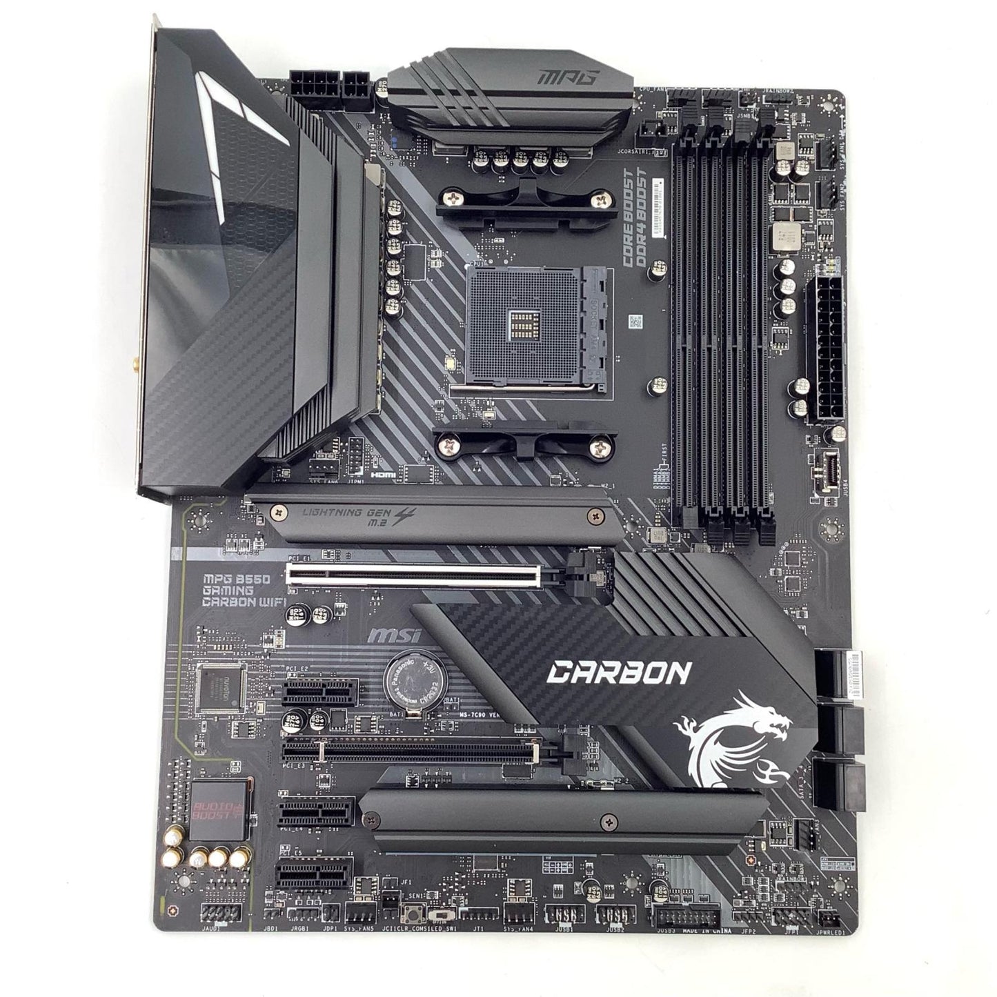 【全額返金保証】【最速発送】MSI マザーボード MPG B550 GAMING CARBON WIFI 美品 動作確認済