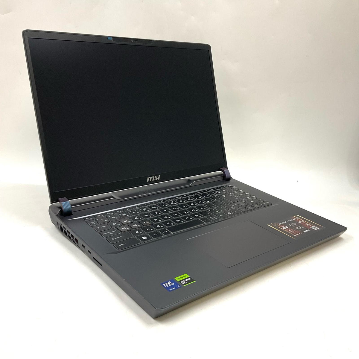 【全額返金保証】【最速発送】MSI Vector 17 HX A2XWJG Intel Core Ultra9 275HX 64GB M.2 SSD 1TB NVIDIA GeForce RTX 5090 Laptop 100% 超美品 動作確認済