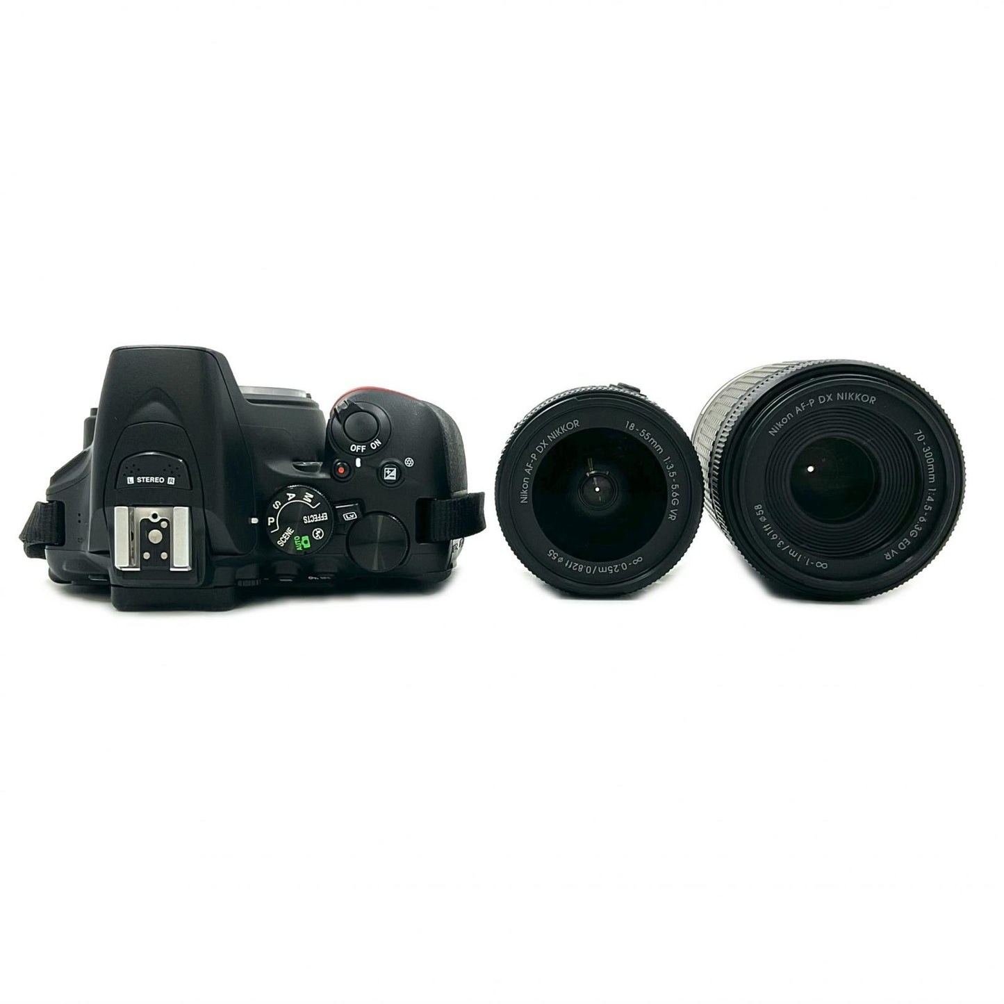 【全額返金保証】【最速発送】Nikon デジタル一眼 D5600 ダブルズームキット ブラック 美品 動作確認済