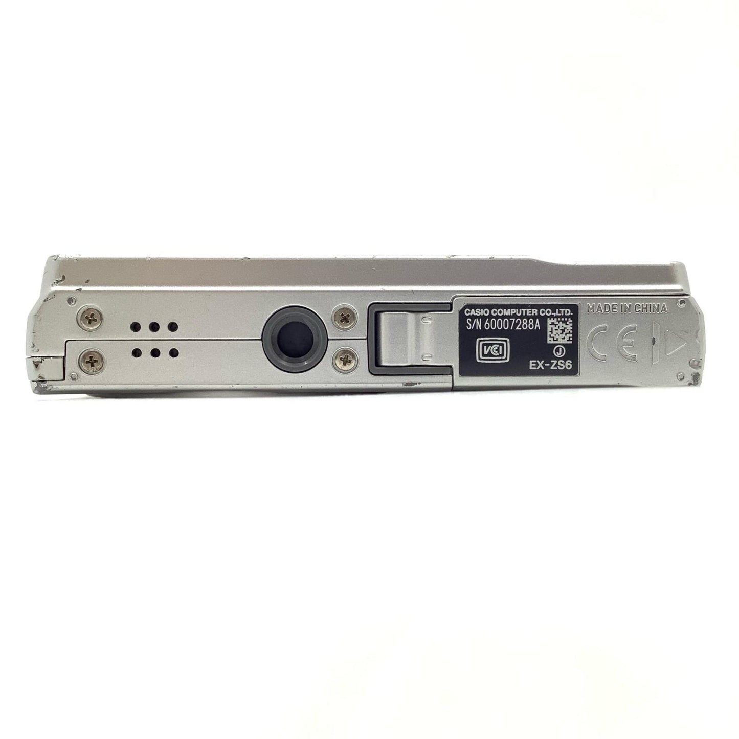 【全額返金保証】【最速発送】CASIO コンパクトデジタルカメラ EXILIM EX-ZS6SR [シルバー] 動作確認済