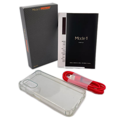 【全額返金保証】【最速発送】P-UP World Mode 1 Pocket 256GB ブラック mineo SIMフリー MD-07P 白ロム 美品 動作確認済