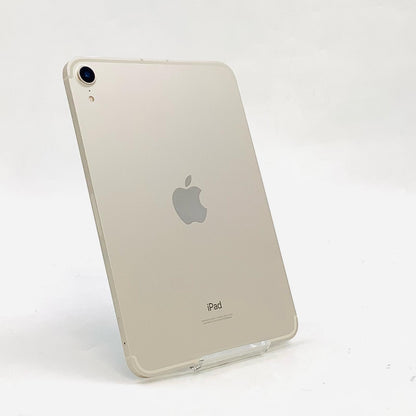 【全額返金保証】【最速発送】Apple iPad mini 8.3インチ 第6世代 256GB スターライト WiFi+Cellular SIMフリー 白ロム 美品 動作確認済