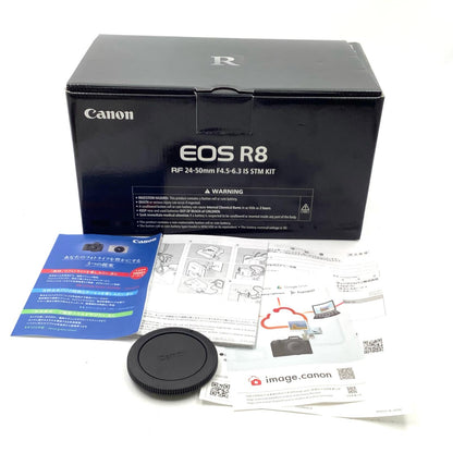 【全額返金保証】【最速発送】Canon デジタル一眼 EOS R8 ボディ ブラック 美品 動作確認済