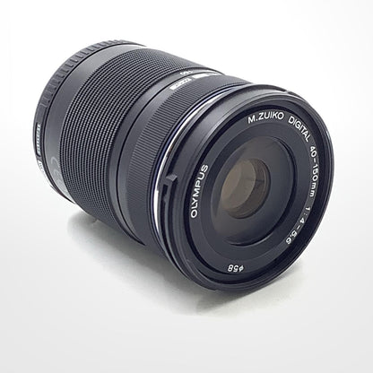 【全額返金保証】【最速発送】OLYMPUS M.ZUIKO DIGITAL ED 40-150mm F4.0-5.6 R [ブラック] 美品 動作確認済
