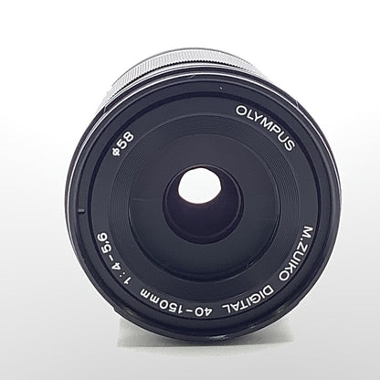 【全額返金保証】【最速発送】OLYMPUS M.ZUIKO DIGITAL ED 40-150mm F4.0-5.6 R [ブラック] 美品 動作確認済