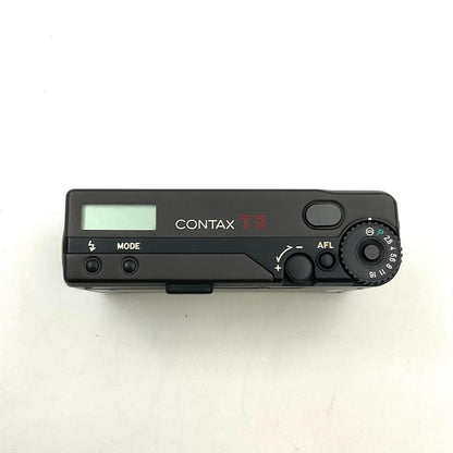 【全額返金保証】【最速発送】CONTAX T3 シングルティース チタンブラック 美品 動作確認済