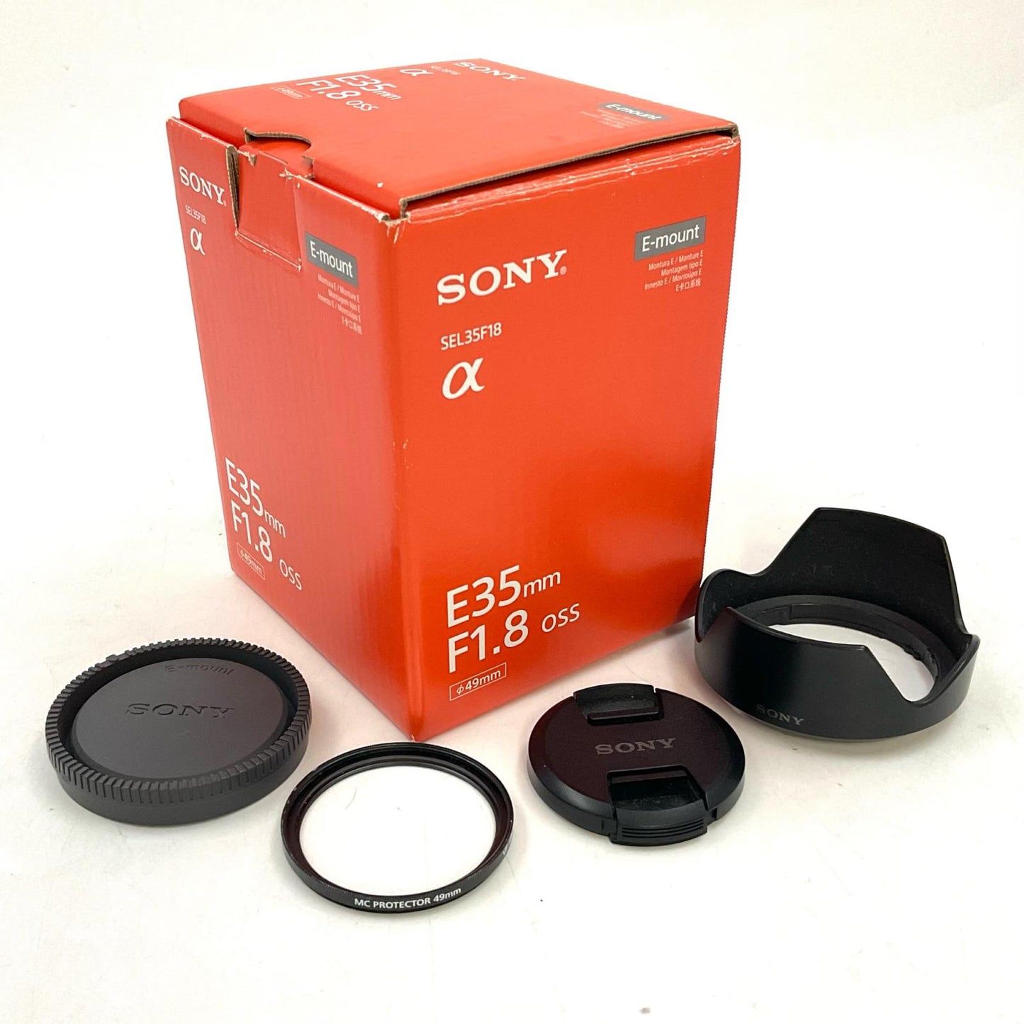 【全額返金保証】【最速発送】Sony E 35mm F1.8 OSS SEL35F18 動作確認済