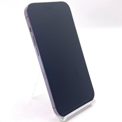 【全額返金保証】【最速発送】Apple iPhone iPhone Pro 14 256GB ディープパープル Softbank 白ロム 美品 動作確認済 80%