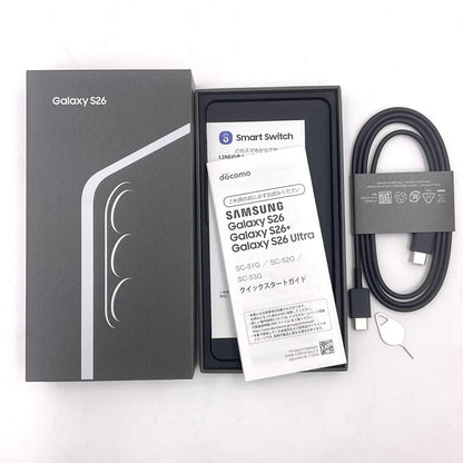 【全額返金保証】【最速発送】SAMSUNG Galaxy S26 256GB ブラック docomo SC-51G 超美品 動作確認済