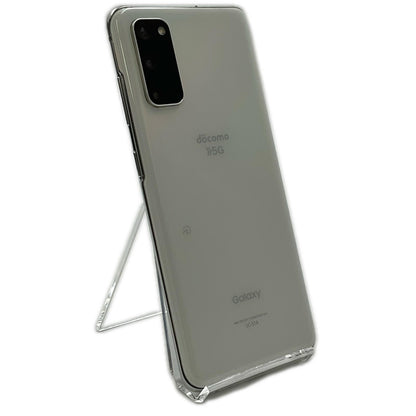 【全額返金保証】【最速発送】SAMSUNG Galaxy S20 128GB クラウドホワイト docomo SC-51A 白ロム 美品 動作確認済