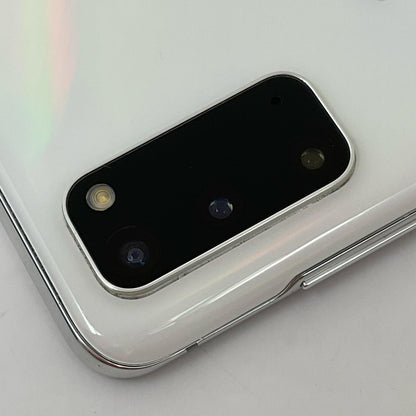 【全額返金保証】【最速発送】SAMSUNG Galaxy S20 128GB クラウドホワイト docomo SC-51A 白ロム 美品 動作確認済