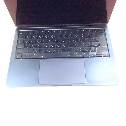 【全額返金保証】【最速発送】Apple MacBook Air 13.6インチ 2022 M2 8コア 8GB 512GB ミッドナイト 100% 美品 動作確認済