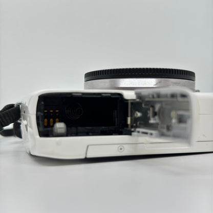 【全額返金保証】【最速発送】 デジタル一眼 EOS M10 EF-M 15-45mm F3.5-6.3 IS STM レンズキット ホワイト 動作確認済