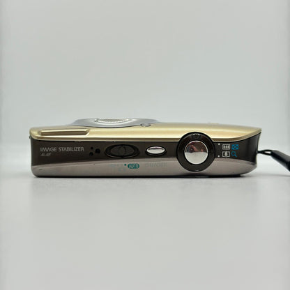 【全額返金保証】【最速発送】 コンパクトデジタルカメラ IXY DIGITAL 510 IS ゴールド 動作確認済