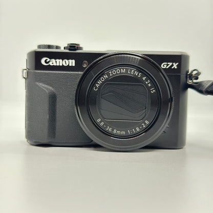 【全額返金保証】【最速発送】 コンパクトデジタルカメラ PowerShot G7X Mark II 美品 動作確認済
