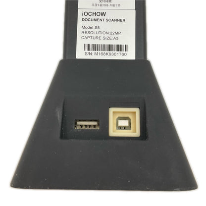 【全額返金保証】【最速発送】iOCHOW ブックドキュメントスキャナー S5 動作確認済