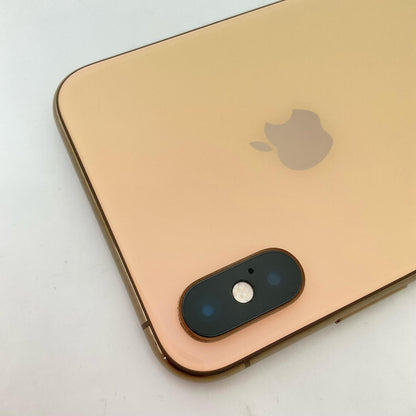 【全額返金保証】【最速発送】Apple iPhone iPhone XS 256GB ゴールド au 白ロム 動作確認済 86%