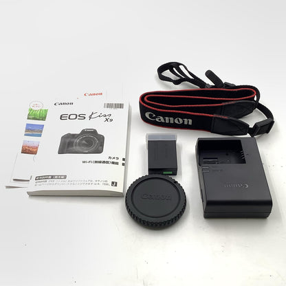 【全額返金保証】【最速発送】Canon デジタル一眼 EOS Kiss X9 ボディ ブラック 美品 動作確認済