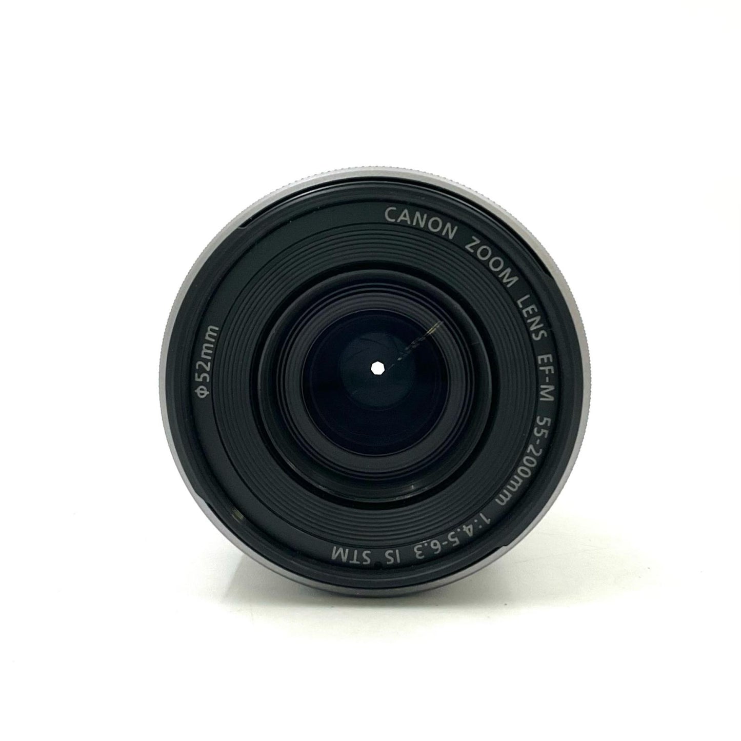 【全額返金保証】【最速発送】Canon EF-M 55-200mm F4.5-6.3 IS STM [シルバー] 超美品 動作確認済