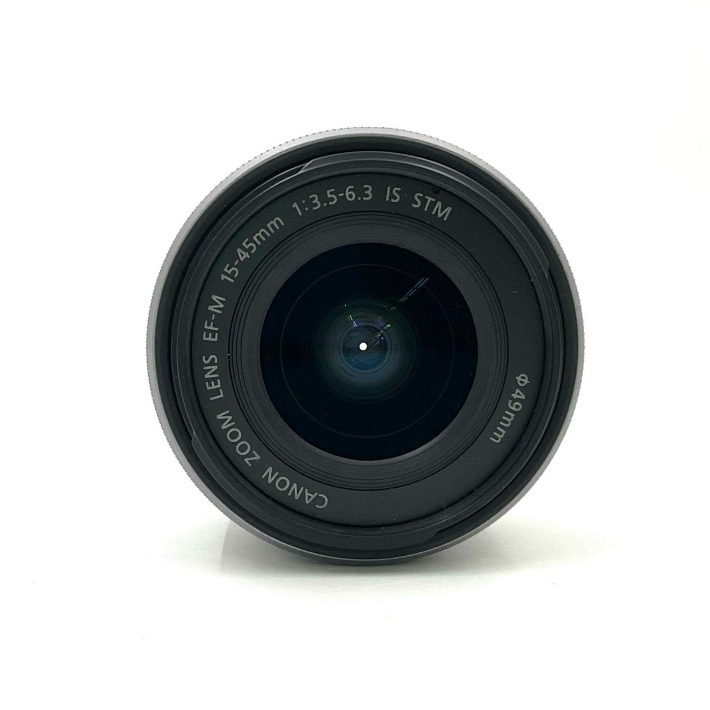 【全額返金保証】【最速発送】Canon EF-M 15-45mm F3.5-6.3 IS STM [シルバー] 美品 動作確認済