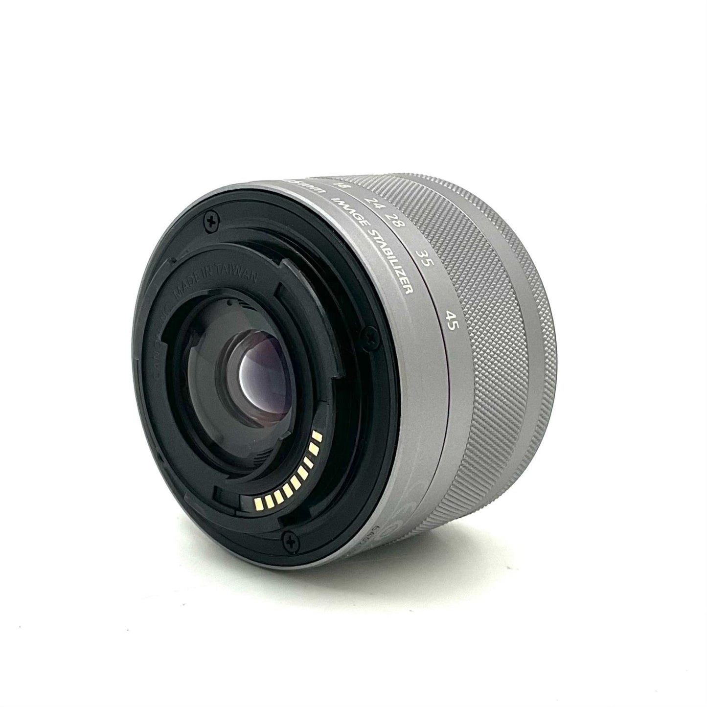 【全額返金保証】【最速発送】Canon EF-M 15-45mm F3.5-6.3 IS STM [シルバー] 美品 動作確認済
