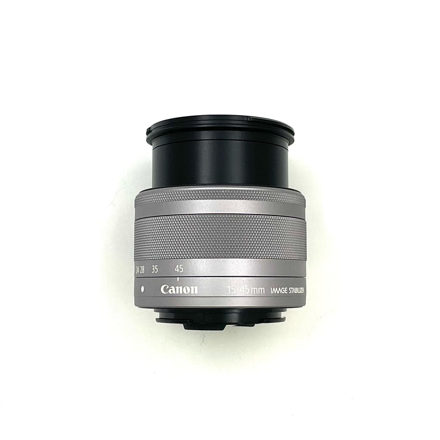 【全額返金保証】【最速発送】Canon EF-M 15-45mm F3.5-6.3 IS STM [シルバー] 美品 動作確認済