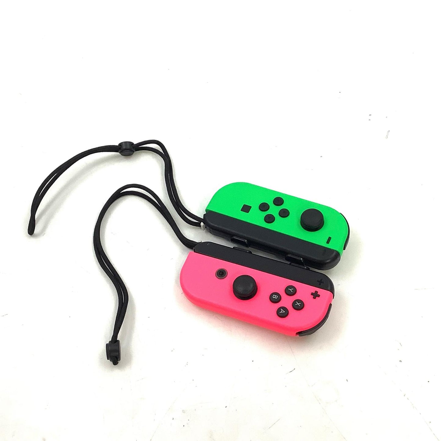 【全額返金保証】【最速発送】Nintendo Switch Joy-Con(L) ネオングリーン/(R) ネオンピンク HAC-015、HAC-016 美品 動作確認済