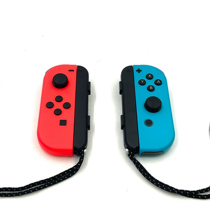 【全額返金保証】【最速発送】Nintendo Switch Joy-Con(L) ネオンレッド/(R) ネオンブルー HAC-015、HAC-016 美品 動作確認済