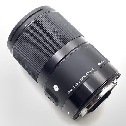 【全額返金保証】【最速発送】SIGMA 70mm F2.8 DG MACRO [キヤノン用] 美品 動作確認済