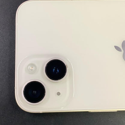 【最速発送】Apple iPhone iPhone 14 128GB スターライト au SIMフリー 白ロム【難有】 83%